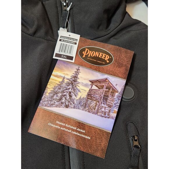 Pioneer Heated Softshell Jacket | Men's size 3XL | Black - Picture 11 of 11